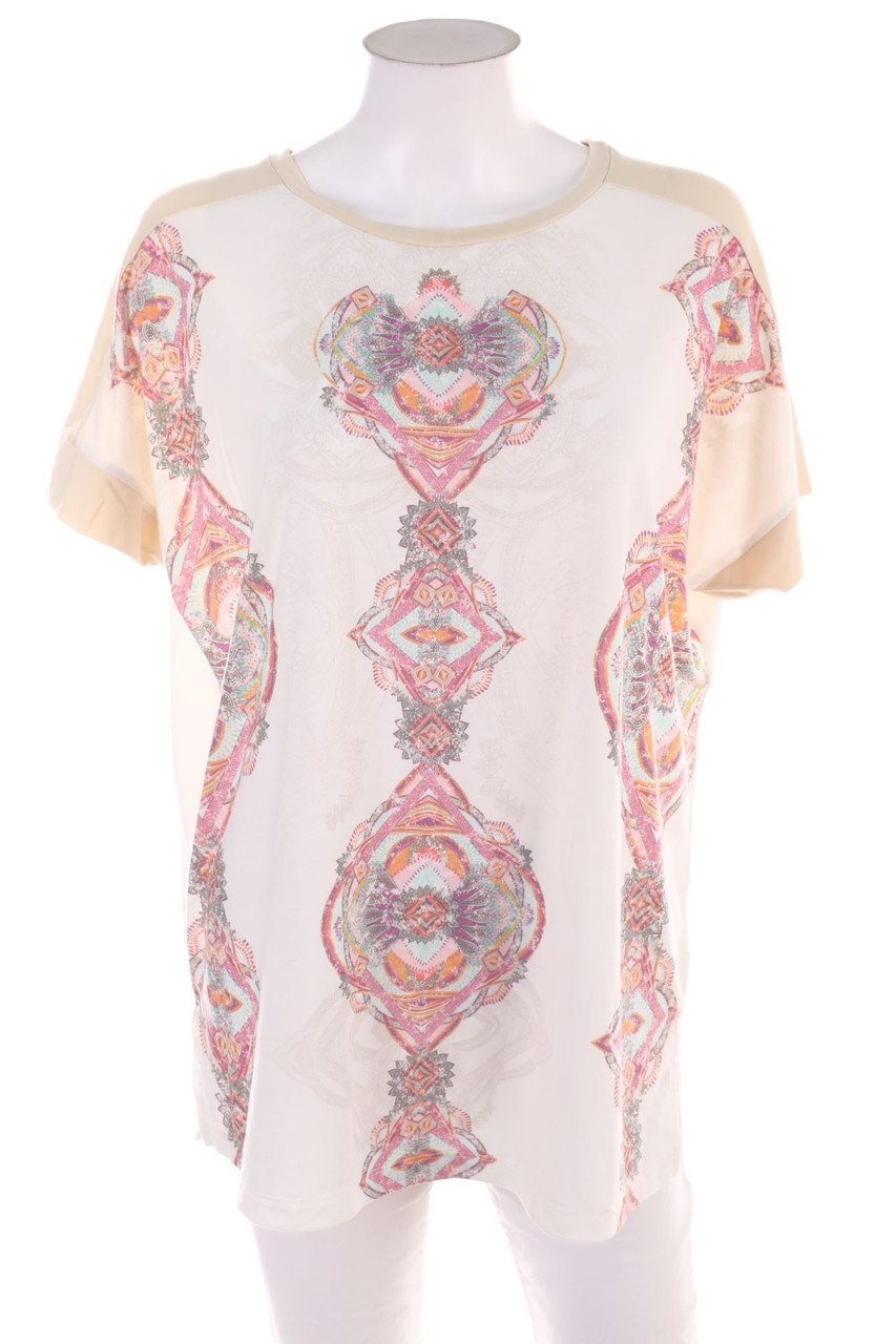 BASLER - Kurzarm-Shirt mit Muster - D 50