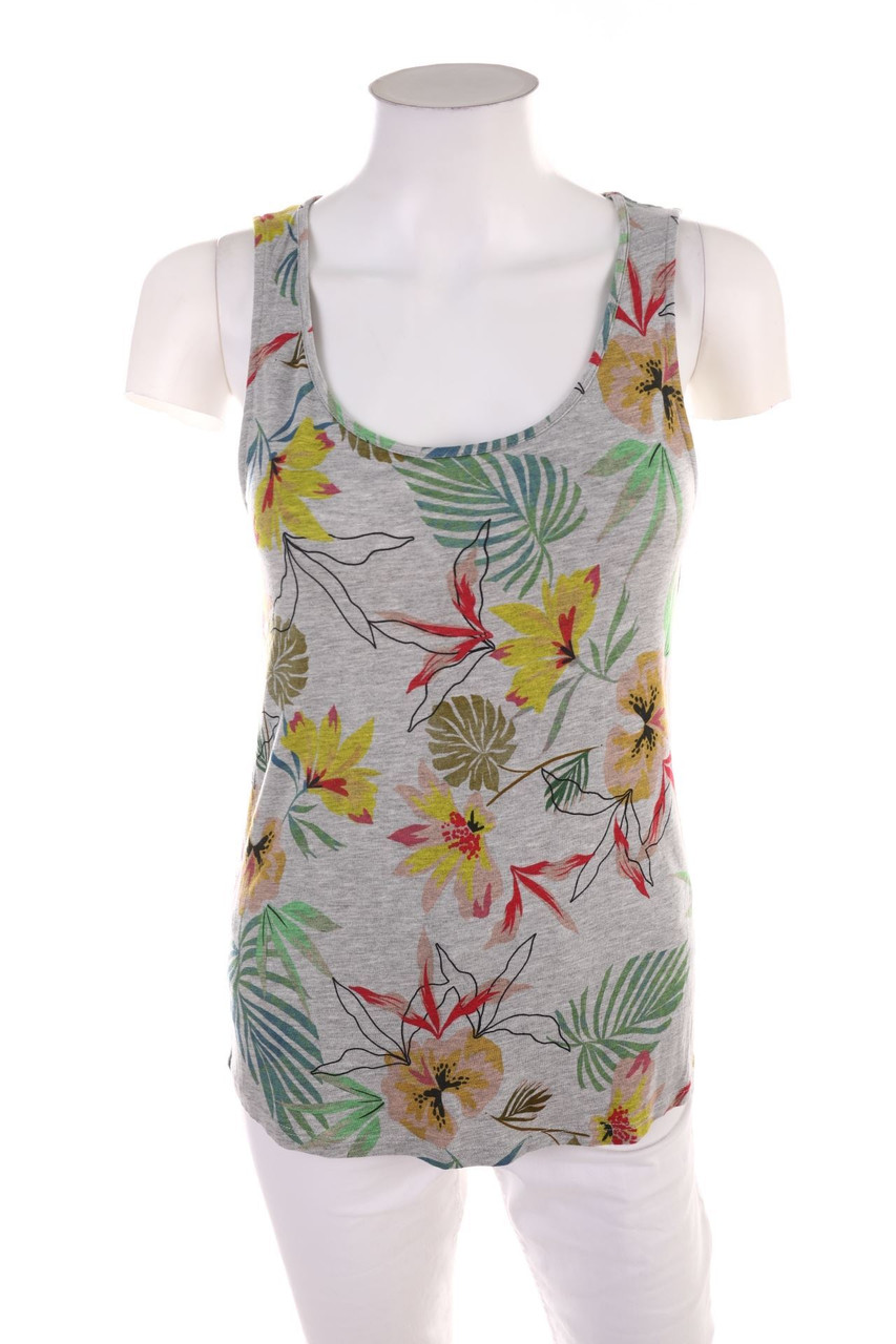 Ohne Label - Top mit Blumen-Print - D 34