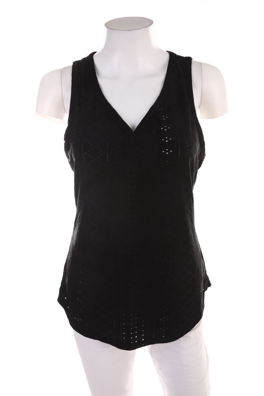 Ohne Label - Stretch-Top aus Lochspitze - D 40