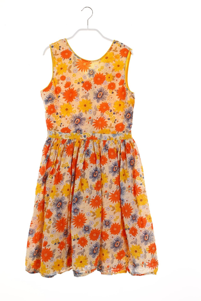 SECONDHAND - Kleid mit Blumen-Print - 164