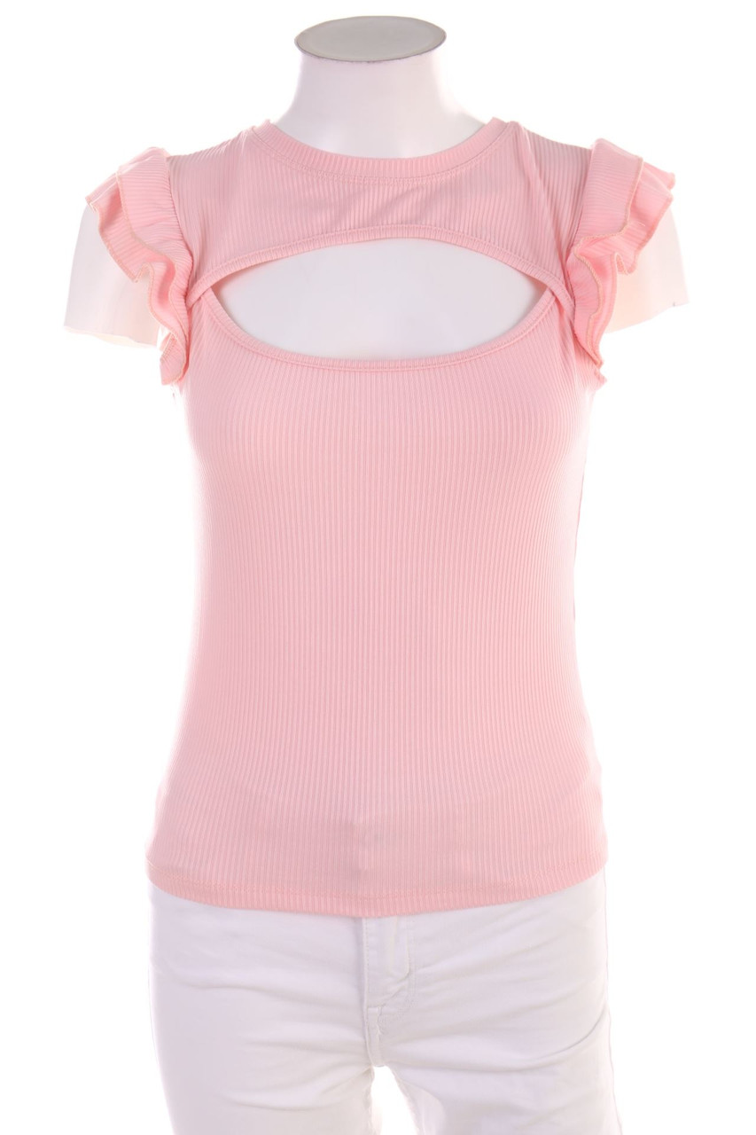 Ohne Label - Shirt mit Cut-out - D 36