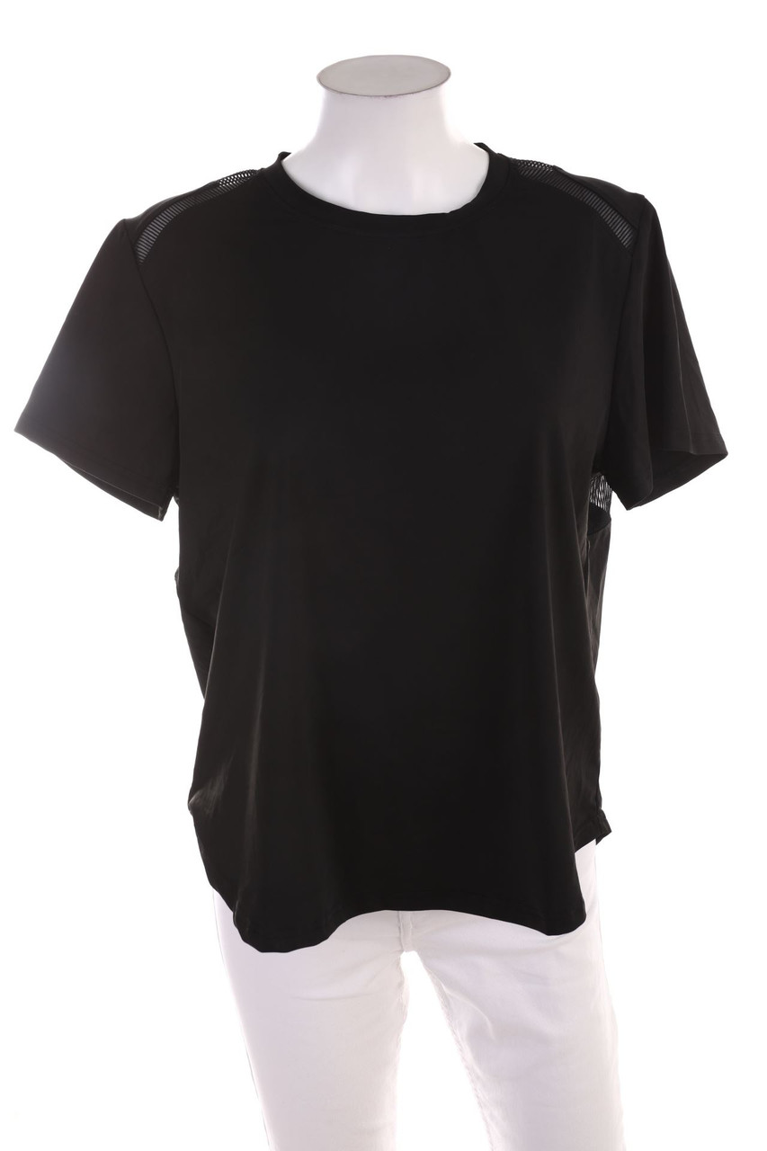 SHEIN - Kurzarm-Shirt mit Mesh-Einsatz - XL
