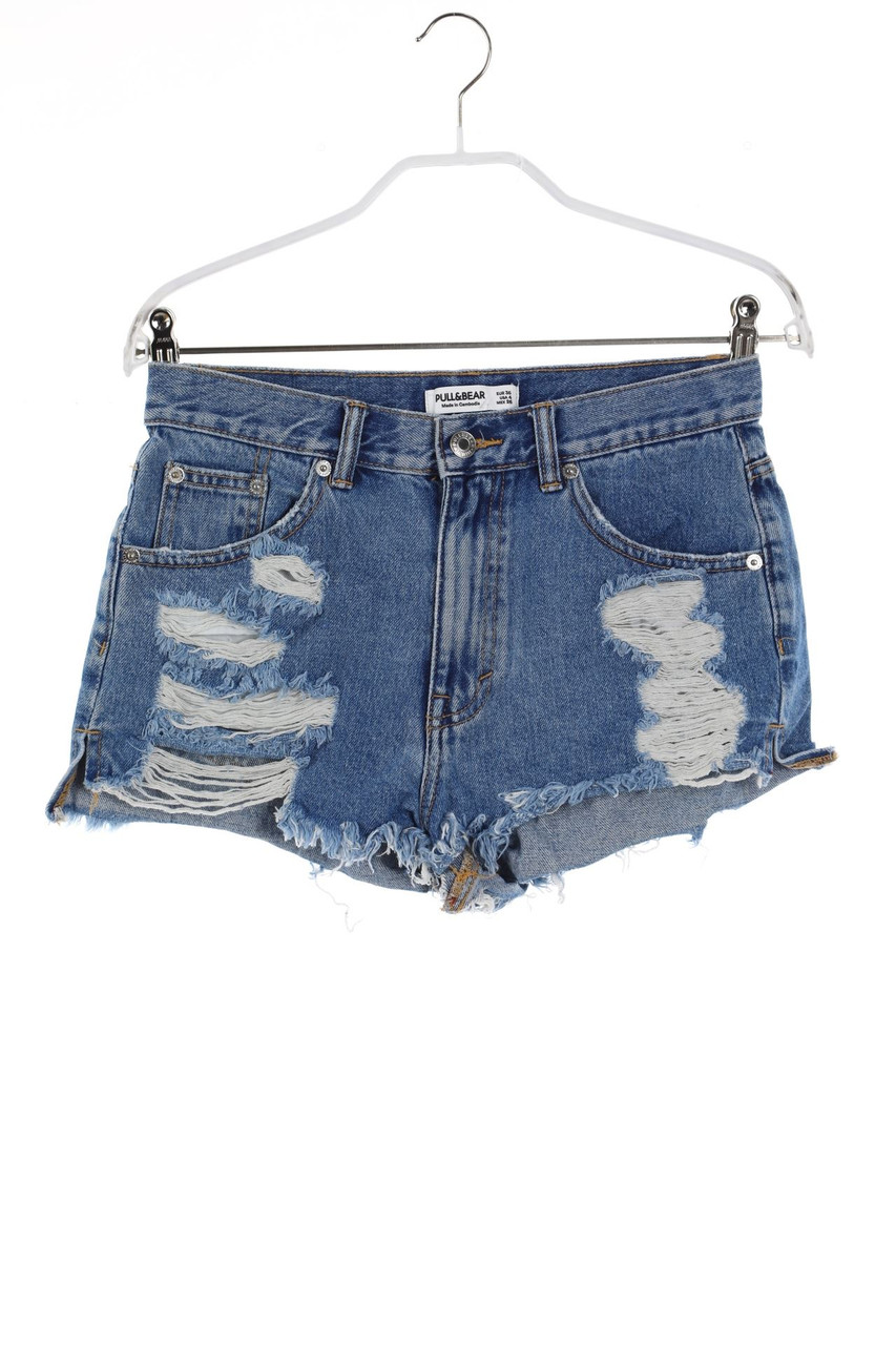PULL&amp;BEAR&#x20;-&#x20;Destroyed&#x20;Jeans-Shorts&#x20;-&#x20;S