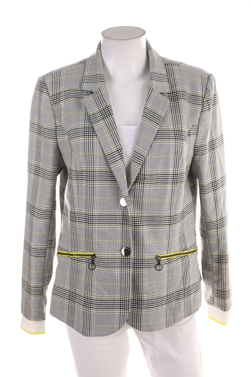 Street One - Karo-Blazer-Jacke mit Knöpfen - M