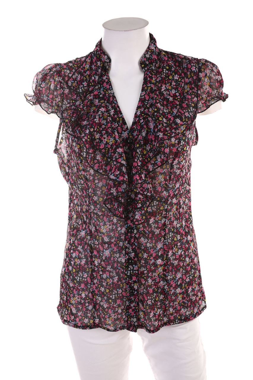 AMISU - Kurzarm-Bluse - L