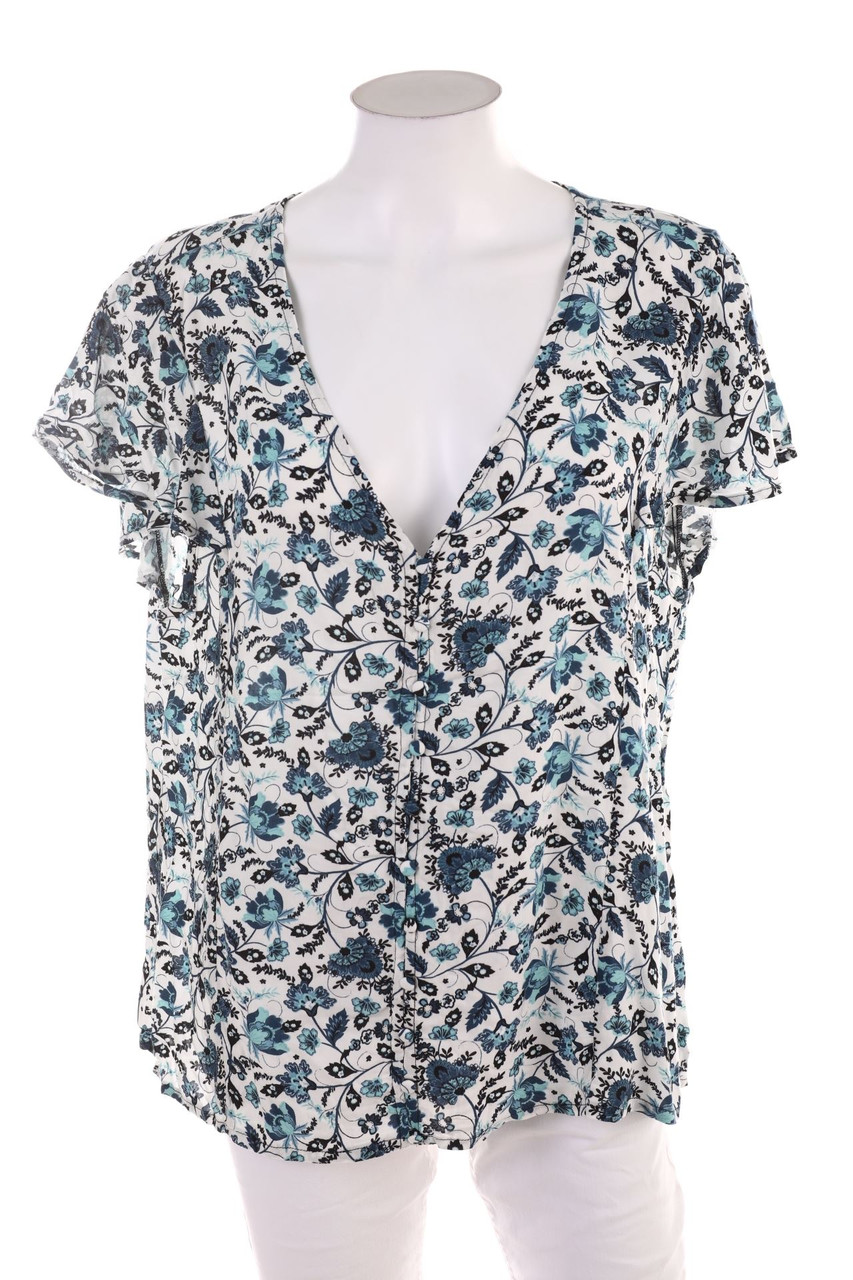 Chicorée - Kurzarm-Bluse - XL