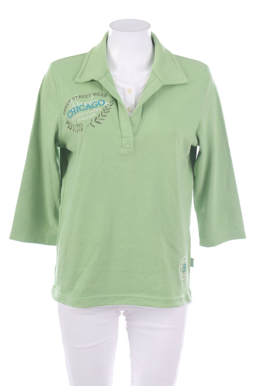 CECIL - Langarm-Polo-Shirt - L