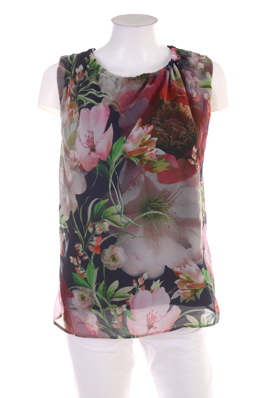 orsay - Blusentop mit Blumen-Print - D 44