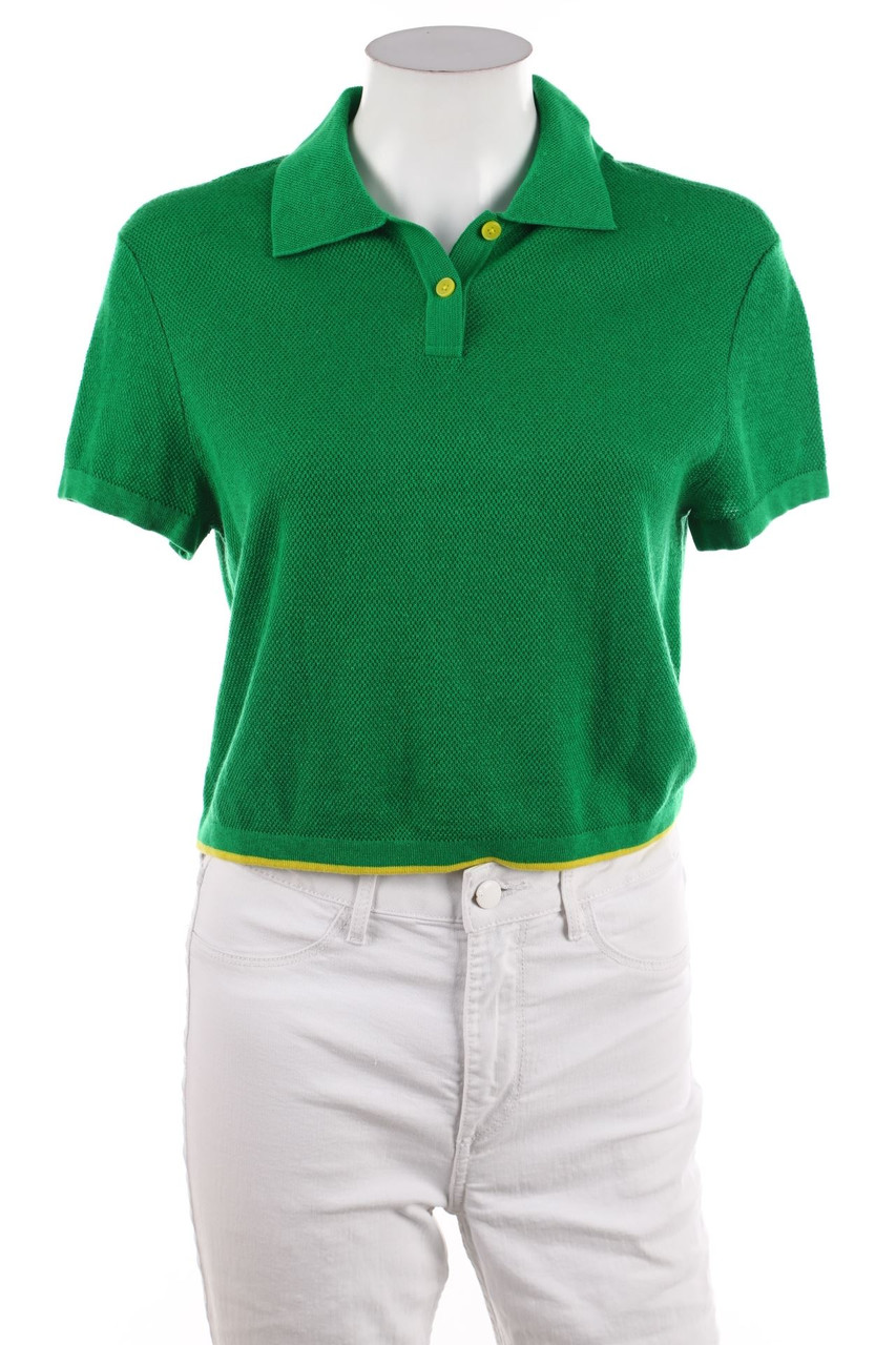 Ohne Label - Strick-Kurzarm-Shirt - D 38