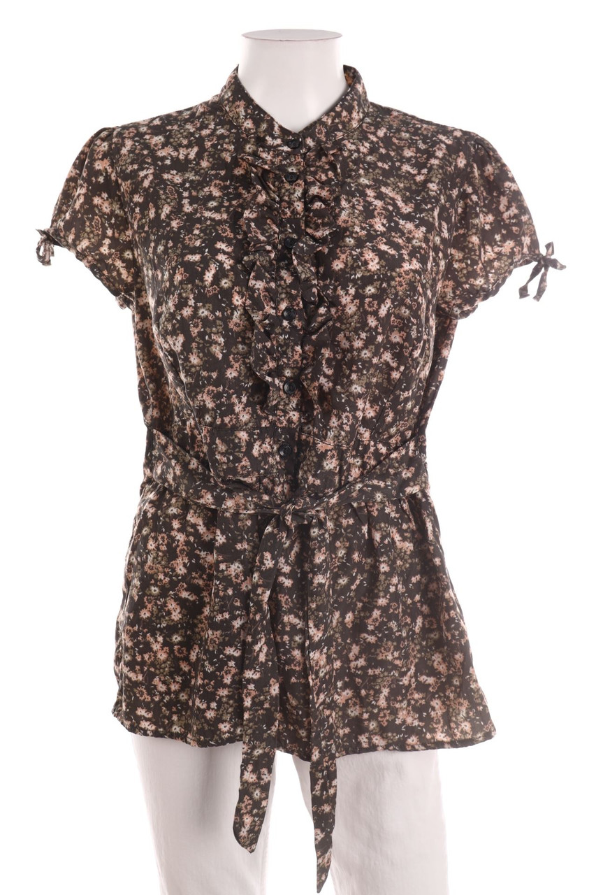 flame - Kurzarm-Bluse - L