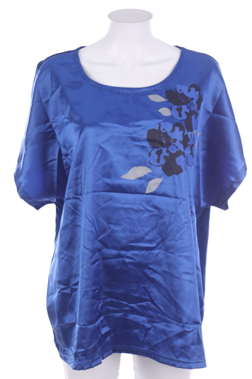 Ohne Label - Kurzarm-Bluse - 50
