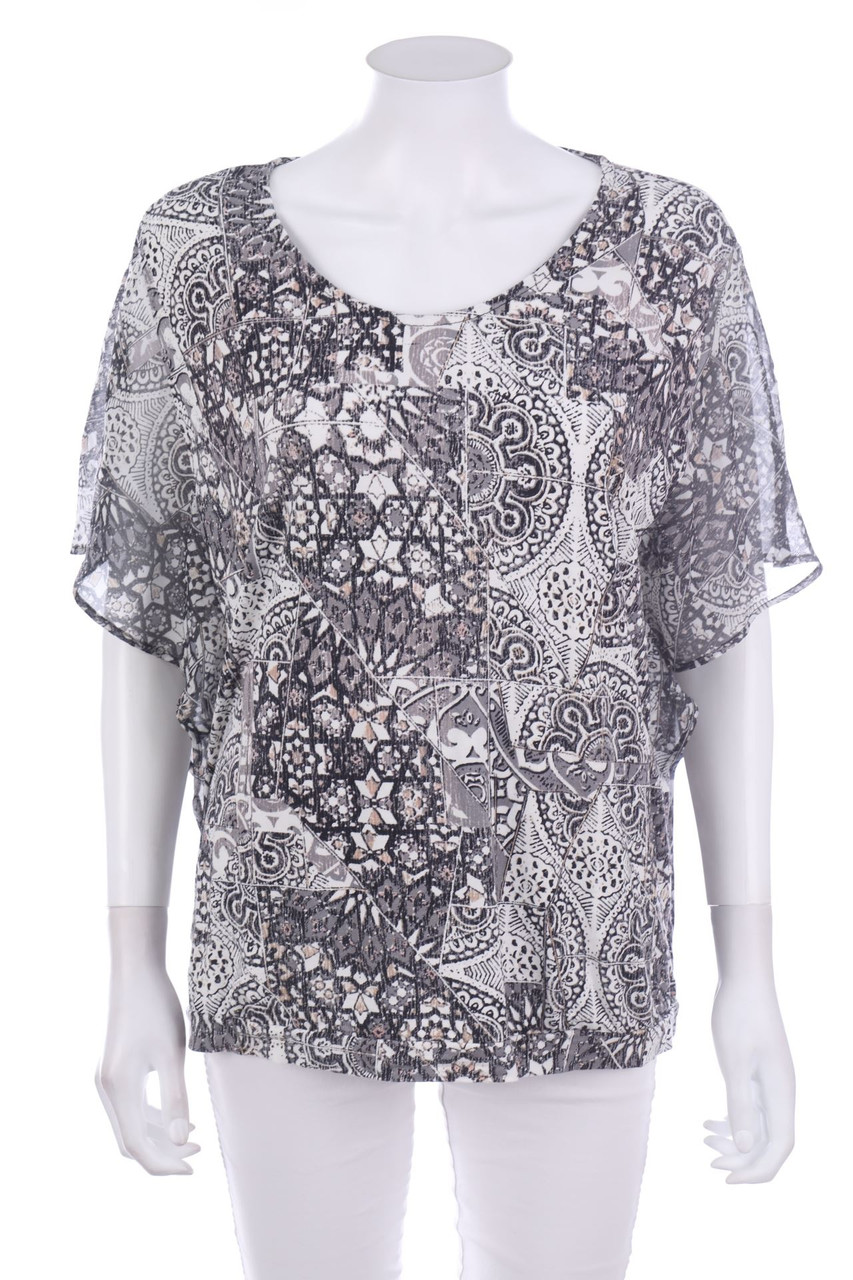 BONITA - Kurzarm-Bluse - L