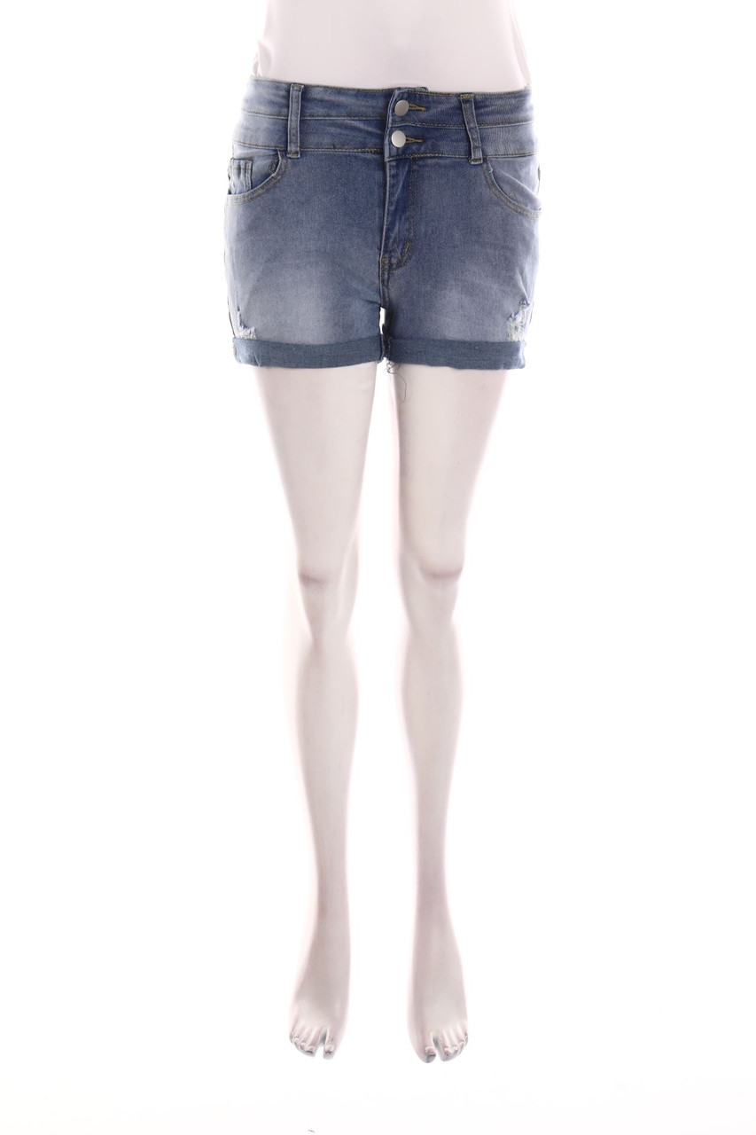 Ohne Label - Used Look Jeans-Shorts - M