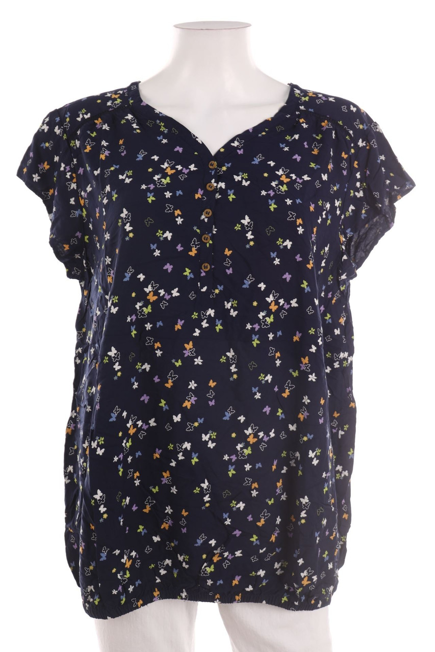 G!na - Kurzarm-Bluse - XL