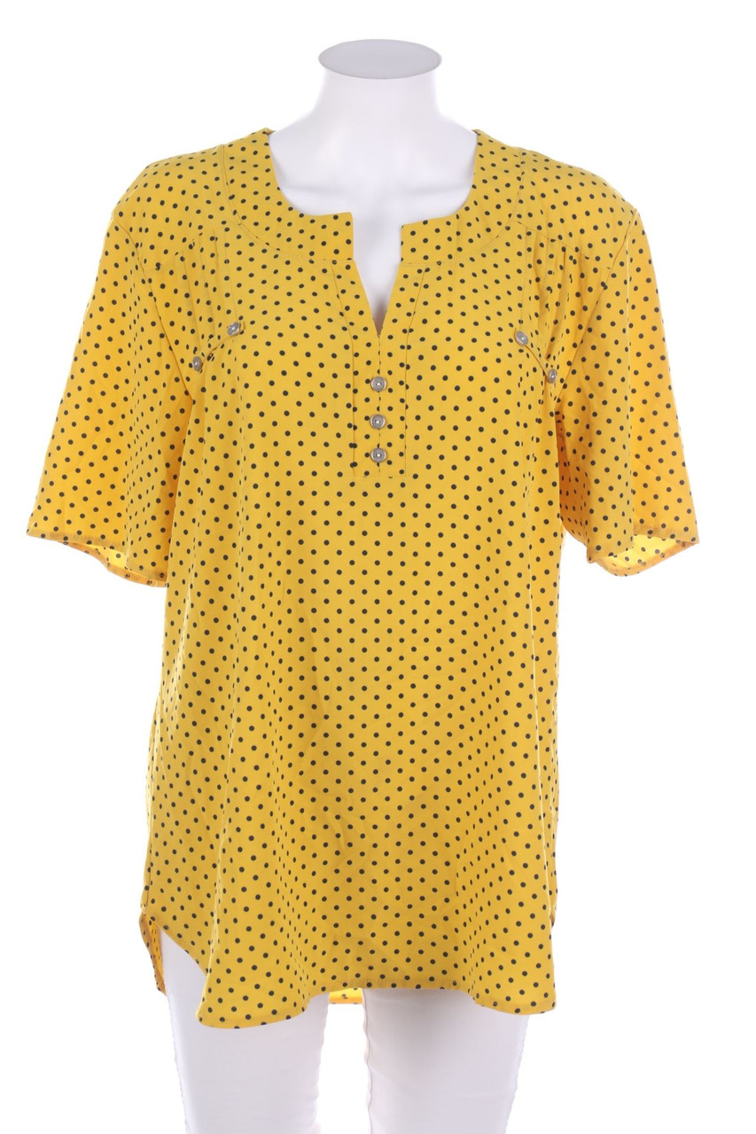 Ohne Label - Kurzarm-Bluse - XL