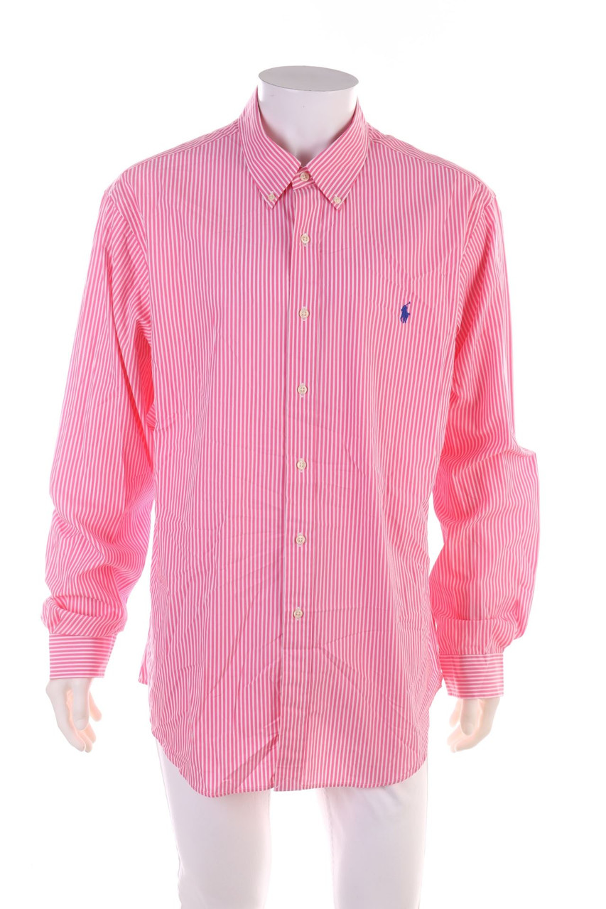 RALPH LAUREN - Streifen-Hemd mit Logo-Stickerei - 2XL