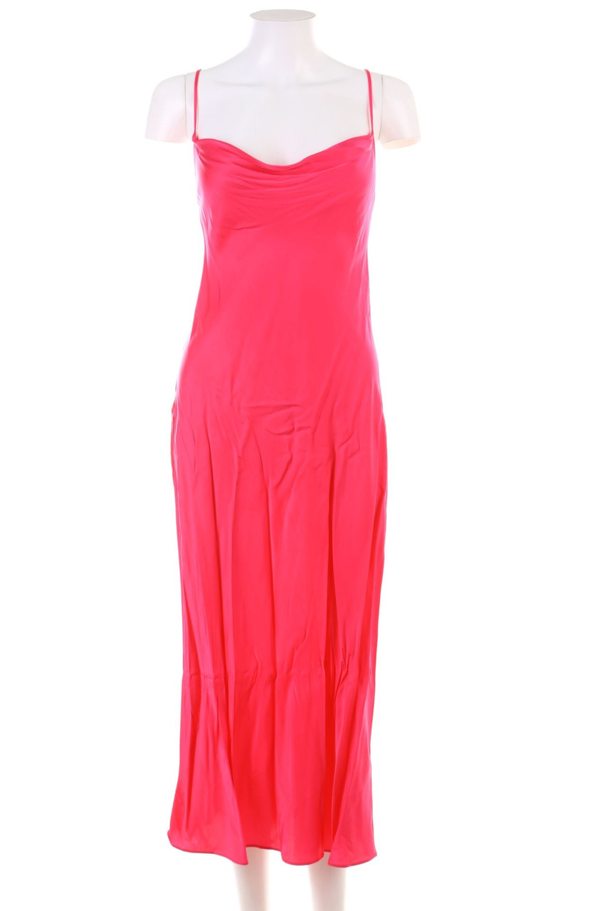 Massimo Dutti - Satin-Abendkleid - S
