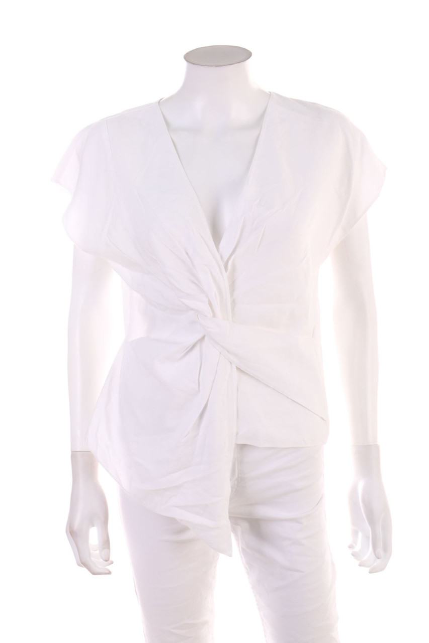 Ohne Label - Kurzarm-Bluse - M