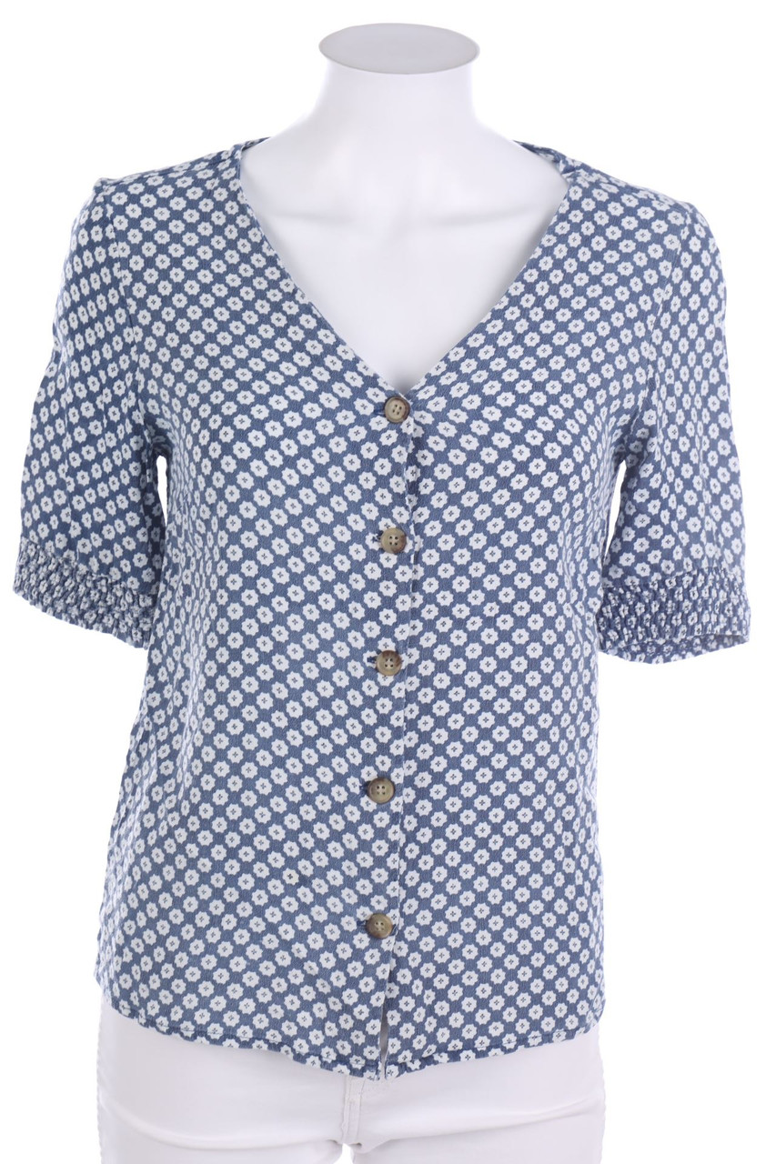 pieces - Kurzarm-Bluse - S