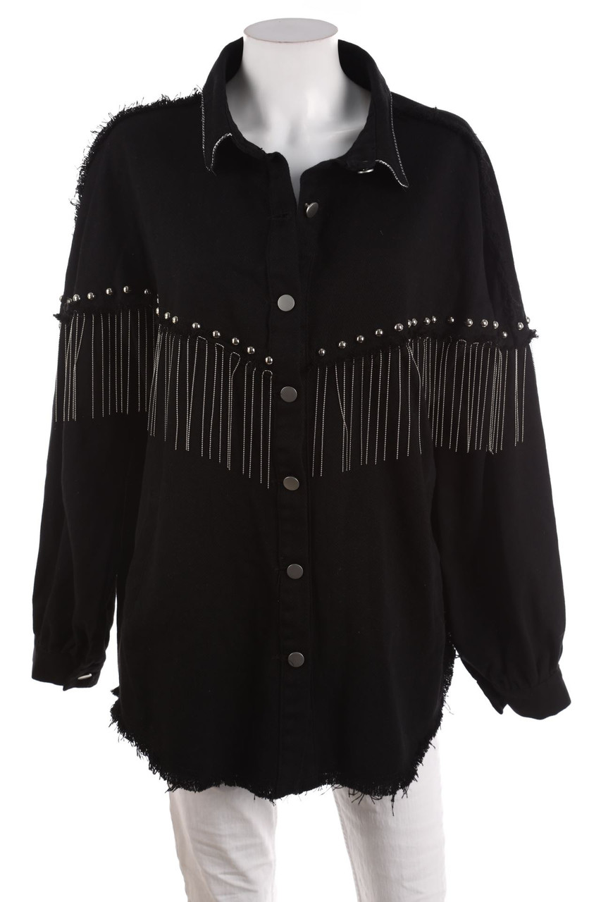 Ohne Label - Cowboy-Jacke mit Nieten - D 44-46