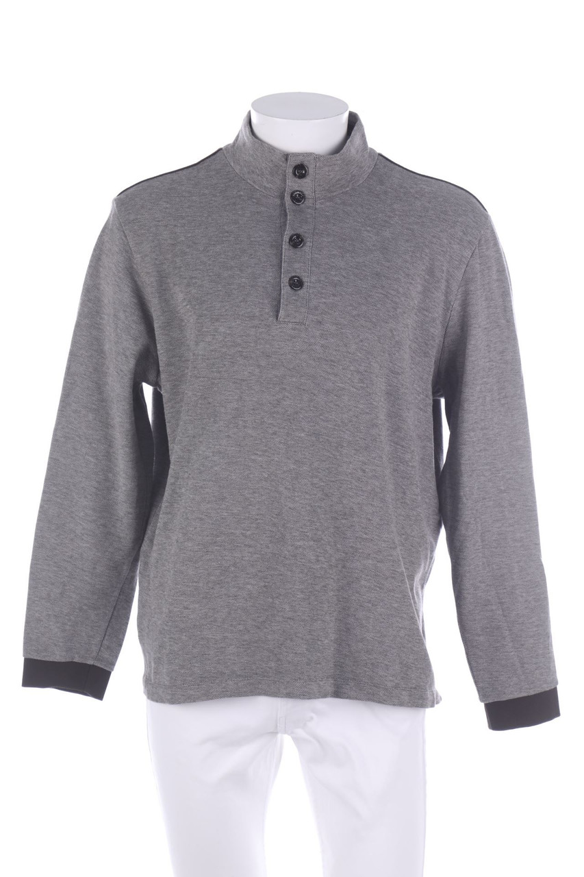 BOSS HUGO BOSS - Pullover aus Baumwoll-Mix mit Knöpfen - 2XL