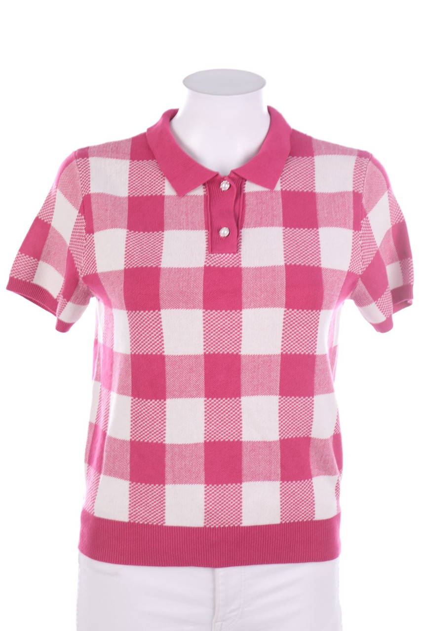 Ohne Label - Karo-Polo-Shirt - L