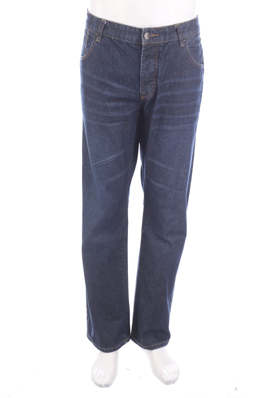 Ohne Label - Used Look Straight Cut Jeans - 2XL