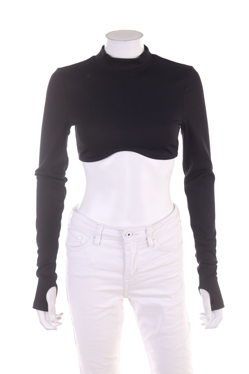 H&M - Cropped-Shirt - S
