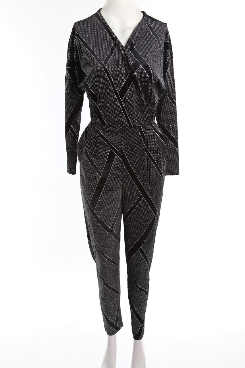 Ohne Label - Glitzer-Jumpsuit - S