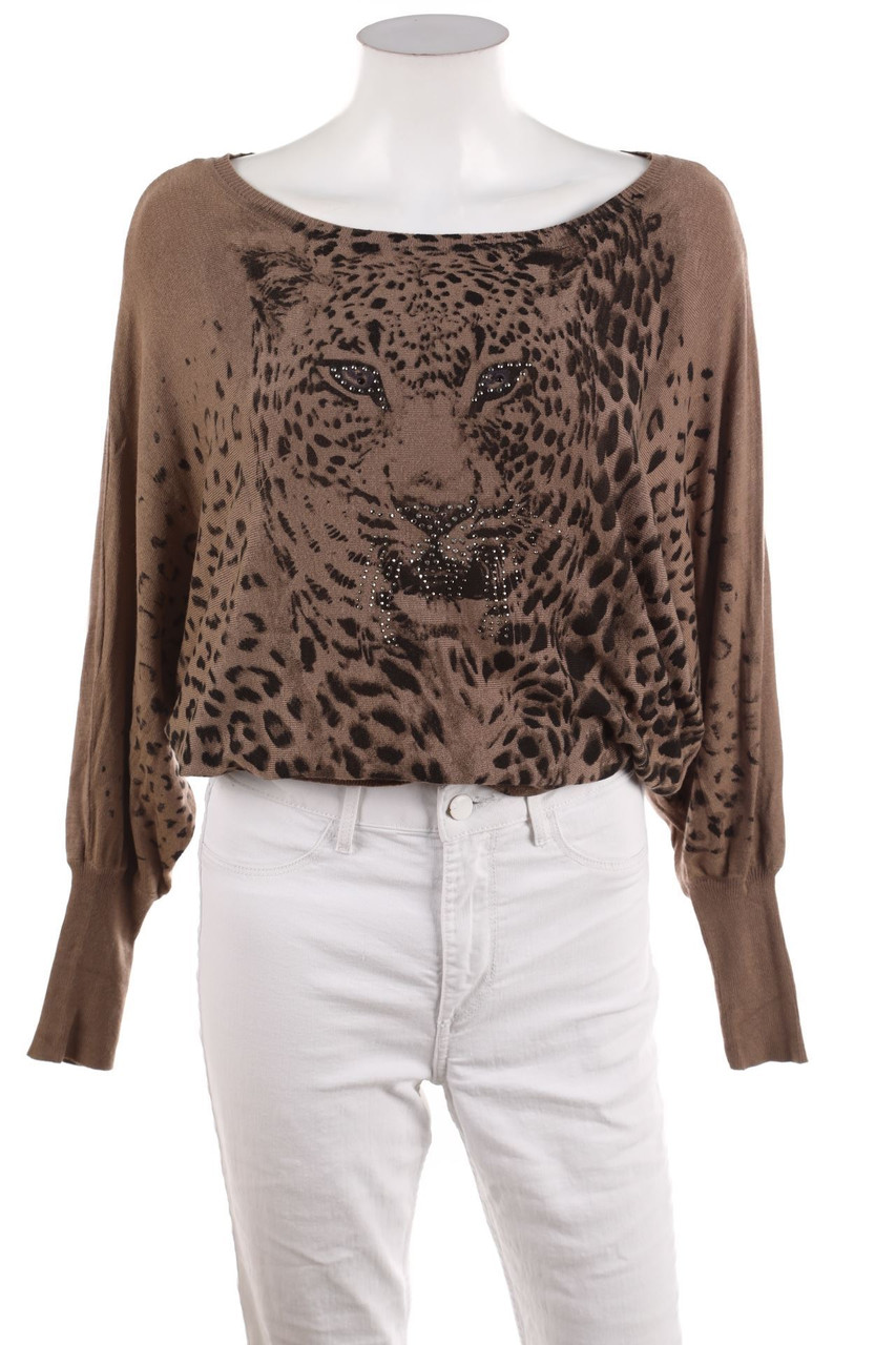 Best emilie - Batwing-Pullover mit Strass-Steinen - D 40