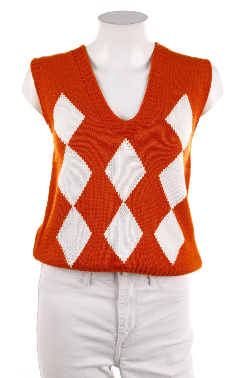 SECONDHAND - Pullunder im Preppy Style - D 34