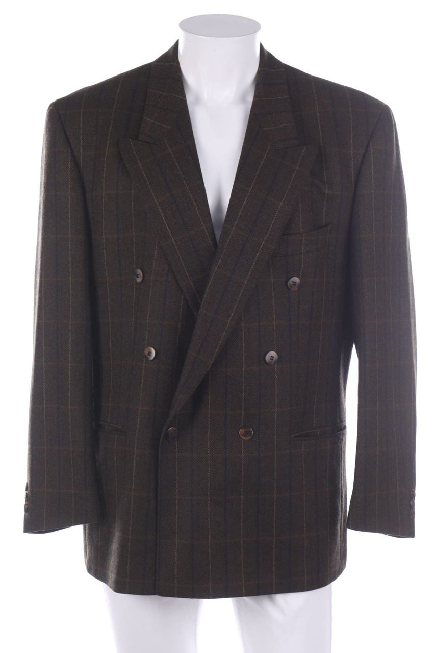 SECONDHAND - Zweireiher-Sakko aus Schurwolle - L