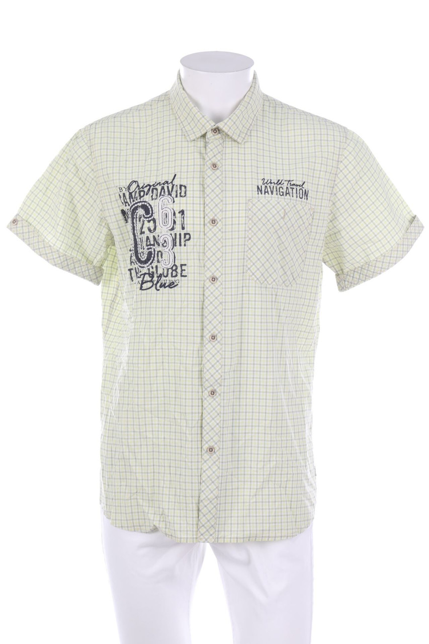 Camp David - Kurzarm-Hemd mit Karo-Muster - L