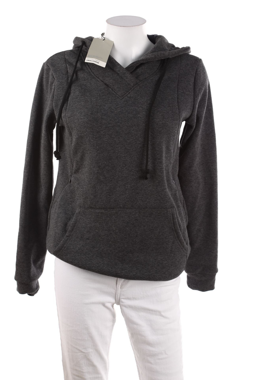 Smallshow - Umstands-Kapuzen-Pullover mit Reißverschluss - S