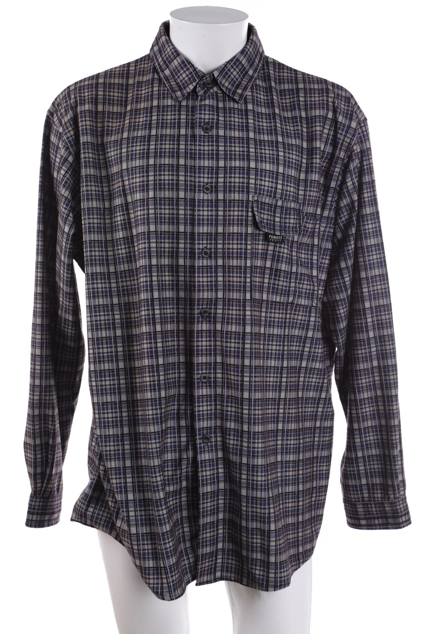 FEROTI sport - kariertes Hemd - 2XL