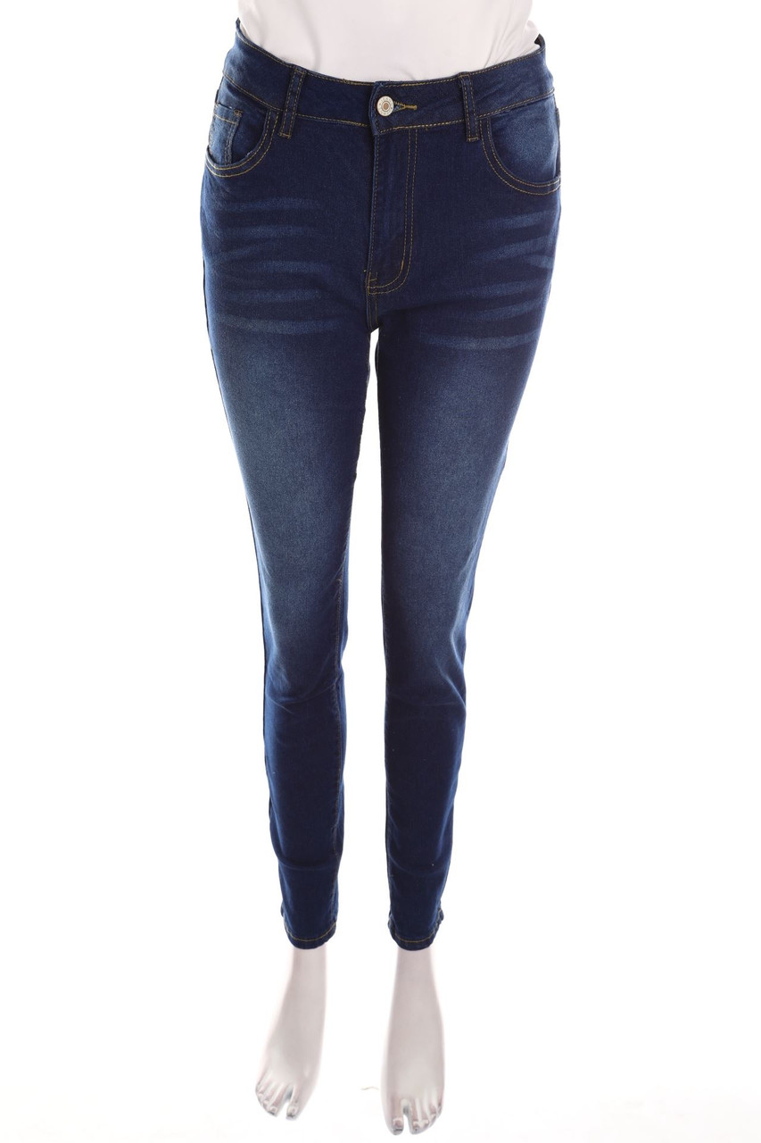 Ohne Label - Used Look Skinny-Jeans - M