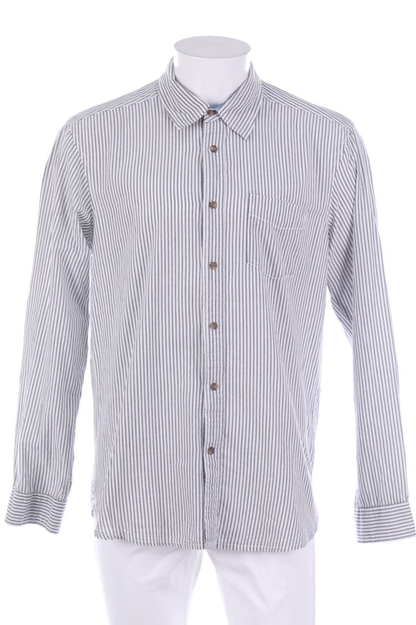 H&M - gestreiftes Hemd - L