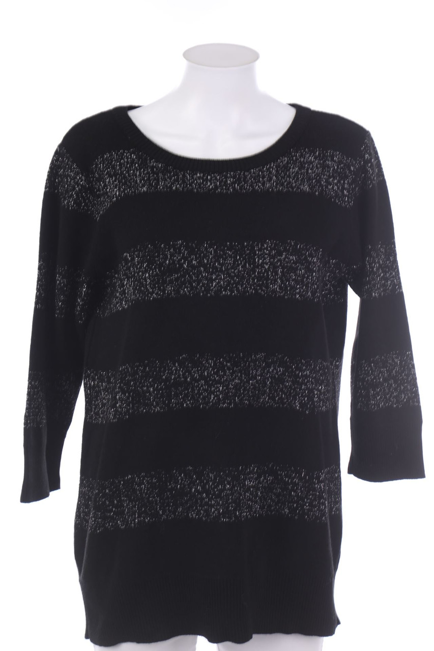 Laura Torelli - Streifen-Strick-Pullover - M