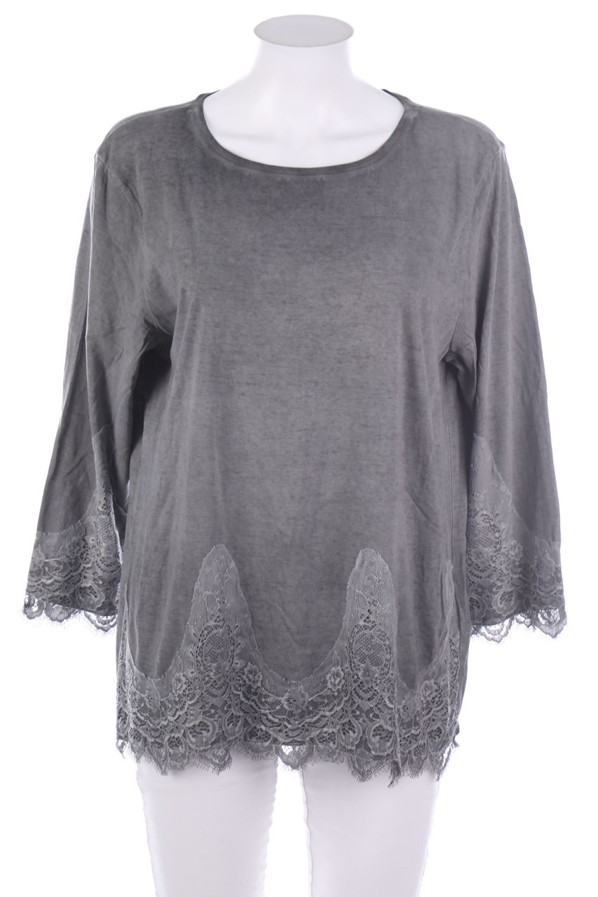 COLOURS OF THE WORLD - Longsleeve-Shirt mit Spitze - L