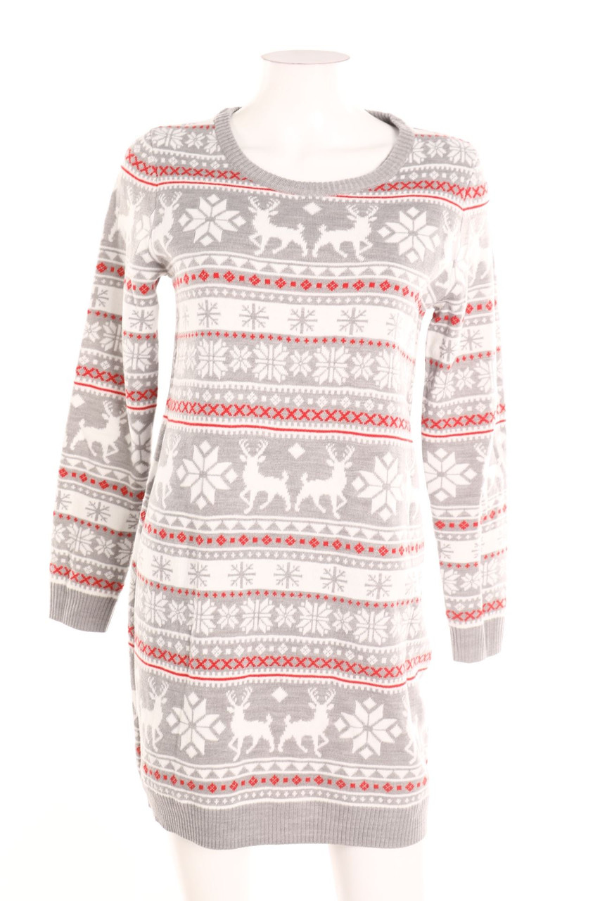 esmara - Weihnachts-Strickkleid - S