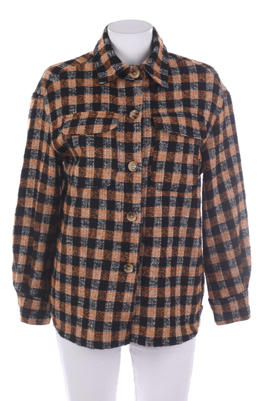 SECONDHAND - Hemd-Bluse aus Woll-Mix - S