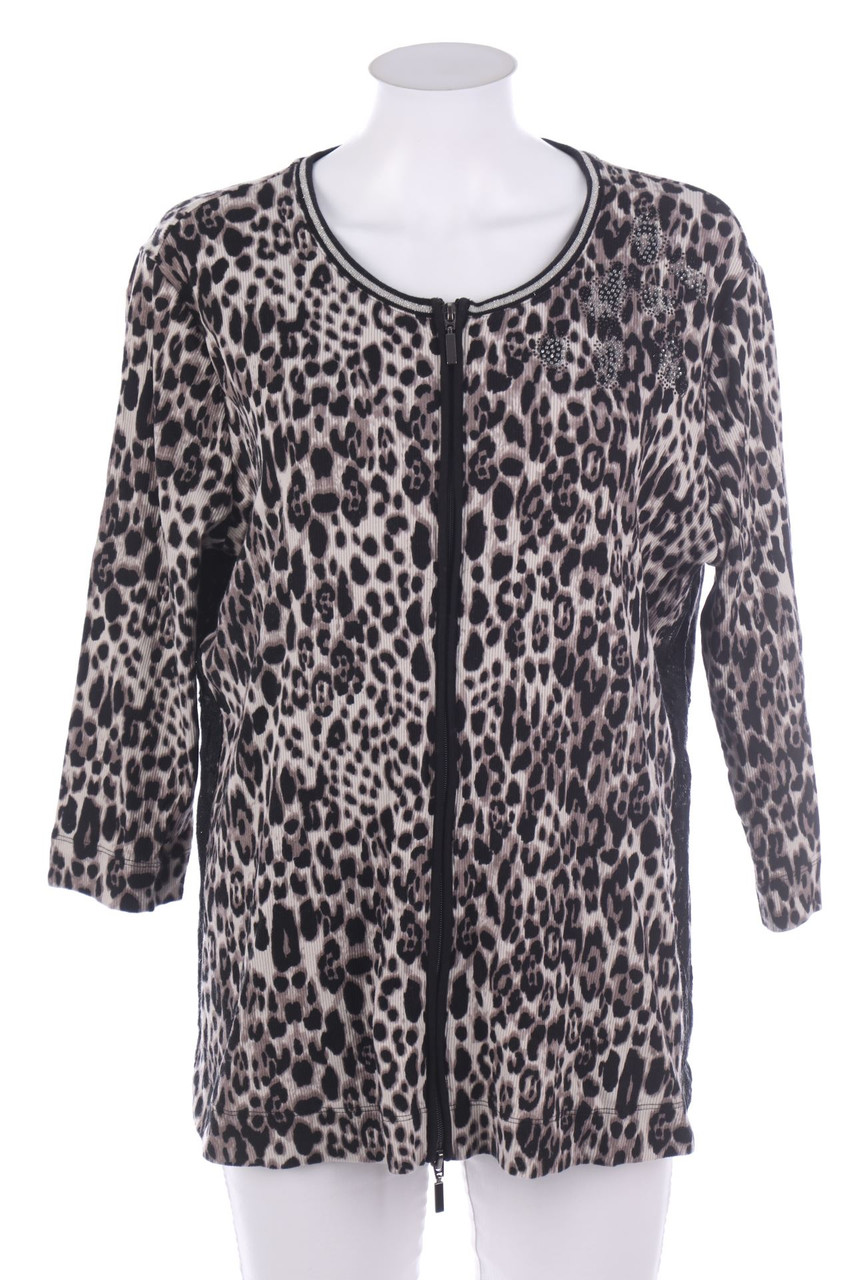 Betty Barclay - Cardigan mit Leo-Print - 3XL