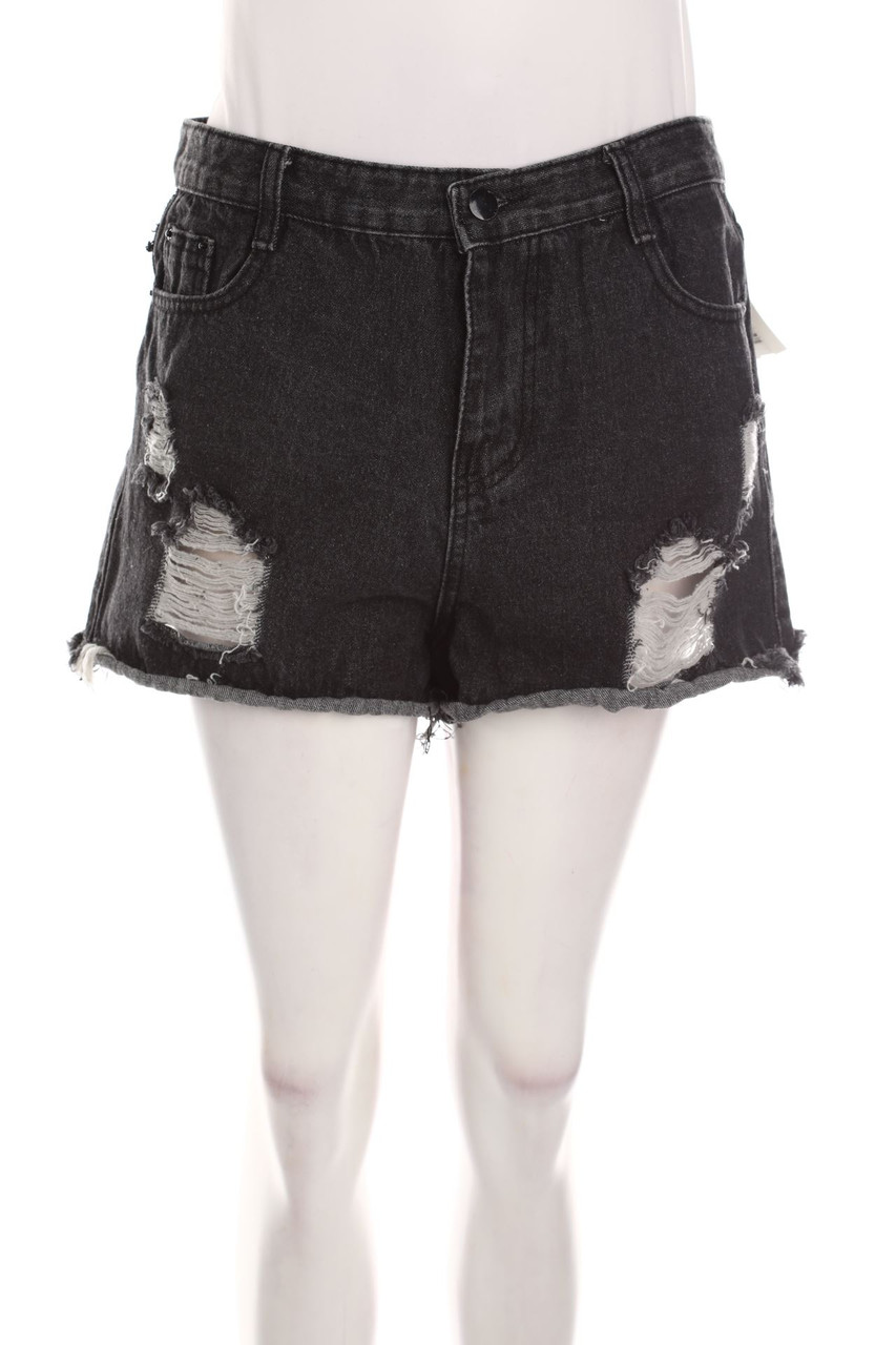 Ohne Label - Used Look Jeans-Shorts - XL