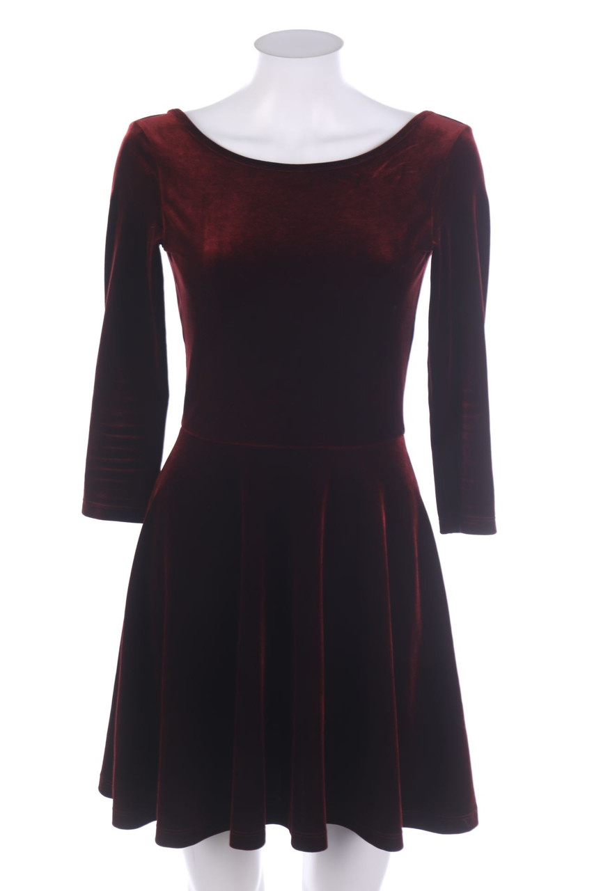 American Apparel - Samt-Mini-Kleid - L