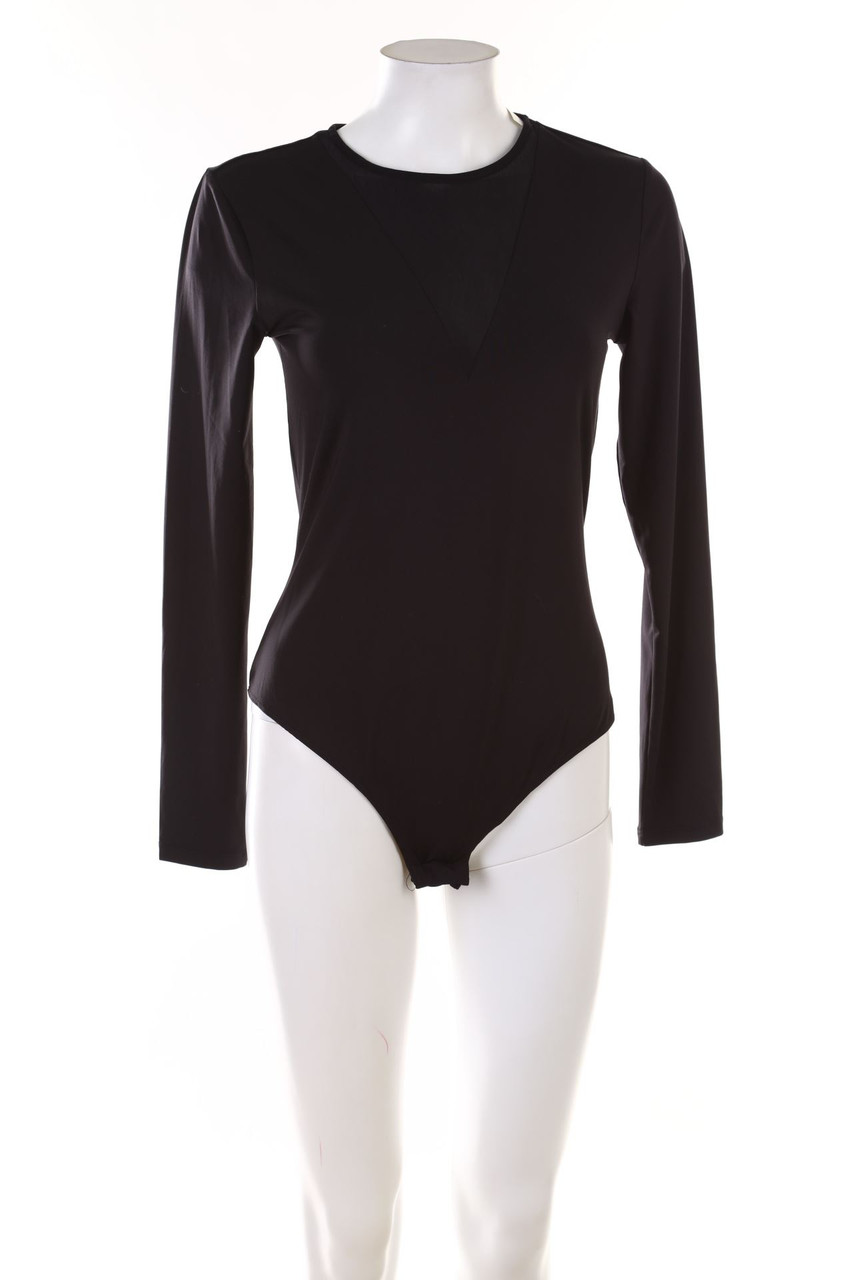H&M - Body mit Mesh-Einsatz - M