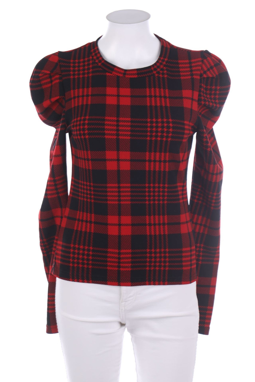SHEIN - Longsleeve-Shirt mit Karo-Muster - L