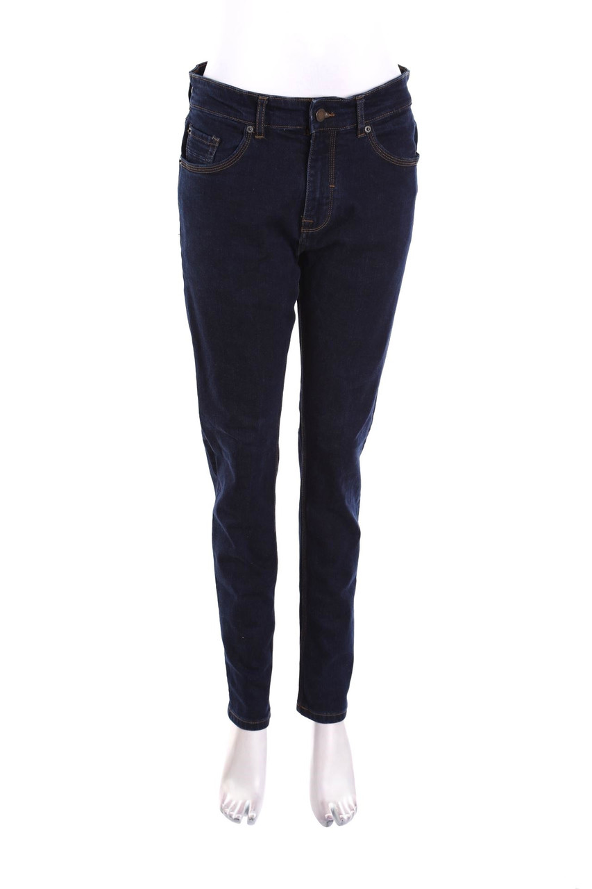 PULL&BEAR - Dark Denim Skinny-Jeans - L