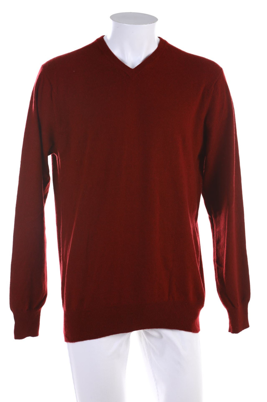 Ohne Label - V-Neck-Pullover - L