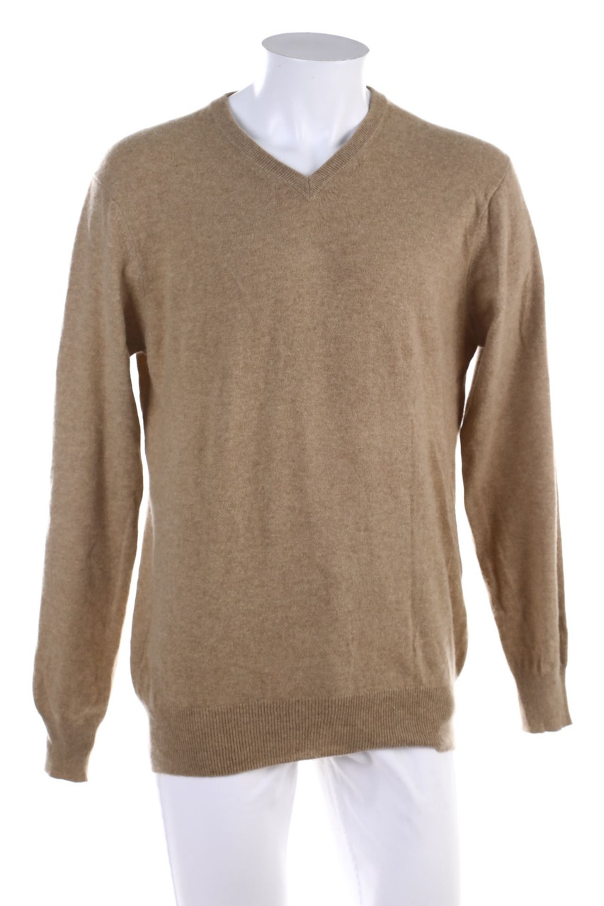 Ohne Label - V-Neck-Pullover - L