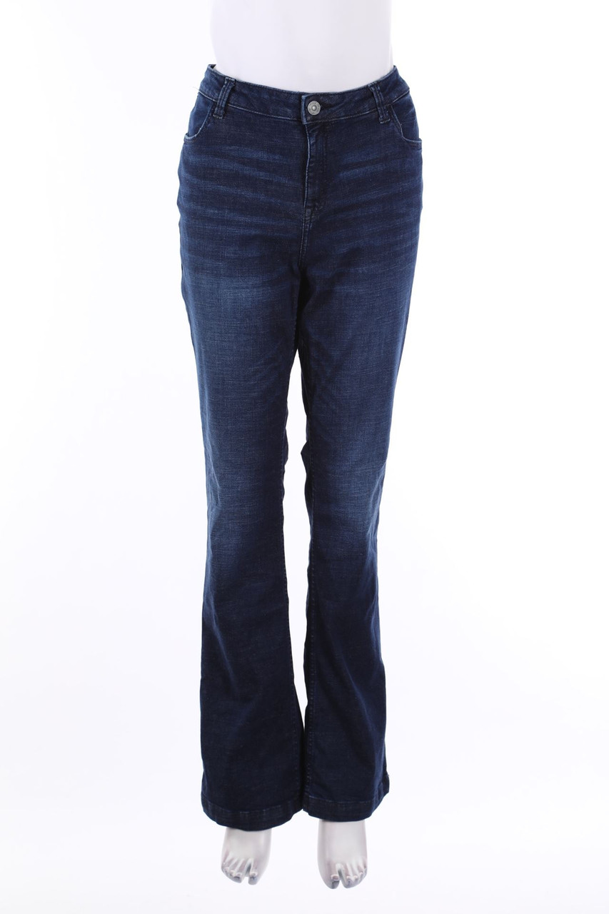 C&A - Dark Denim Flared Jeans - 2XL